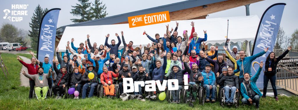 hand icare cup 2023 parapente biplace handi manifestation